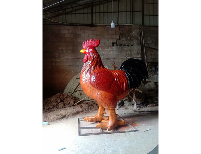 桂林公鸡雕塑