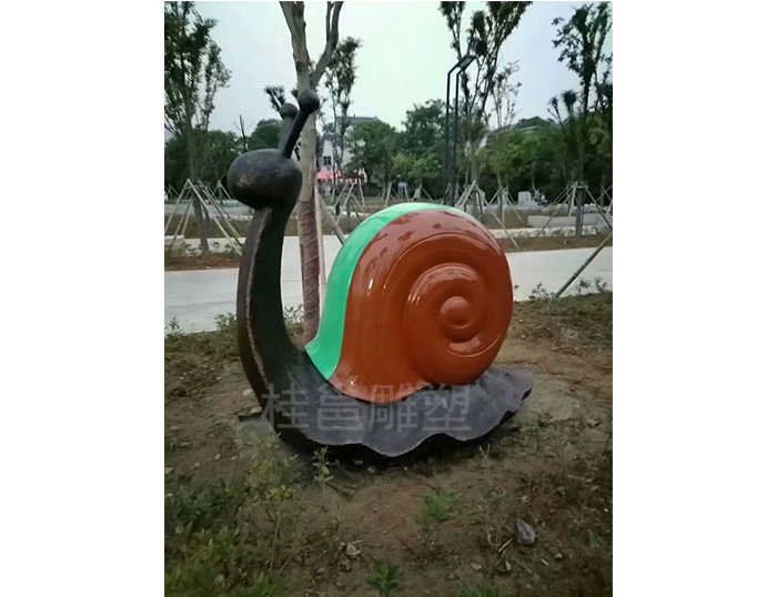 来宾蜗牛雕塑