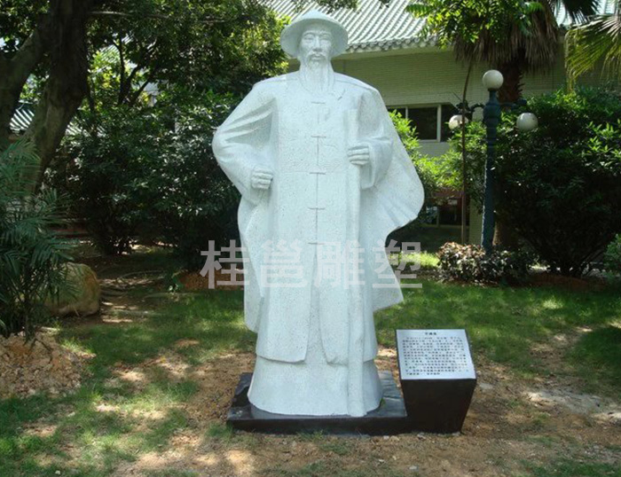 河池本厂为广州市番禺区沙湾镇文化广场所做余成龙雕塑